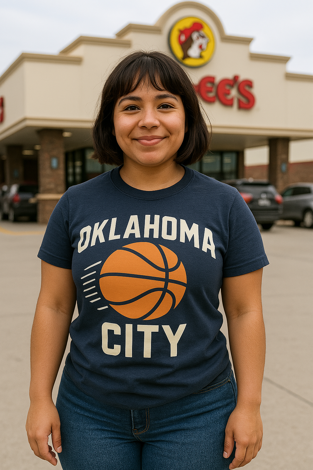 OKC Flying Basketball