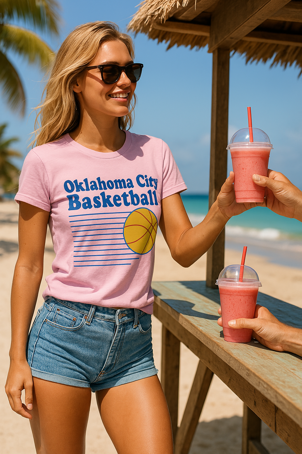OKC Flying Retro Ball