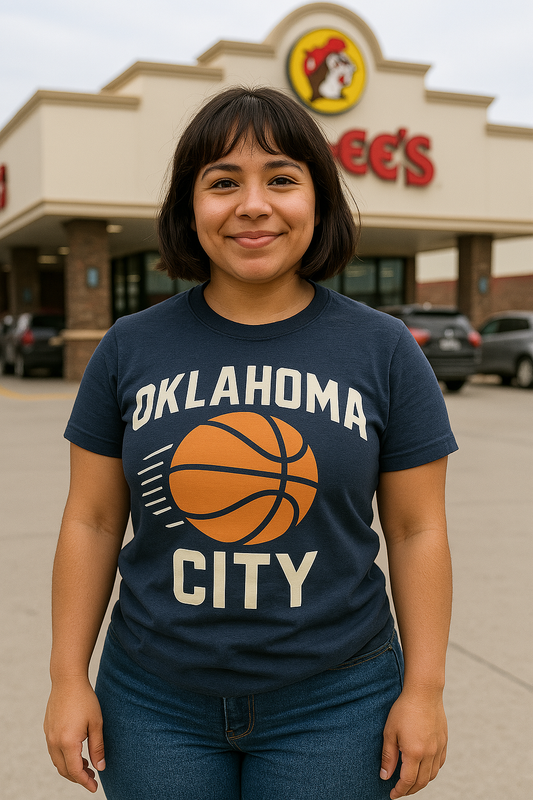 OKC Flying Basketball