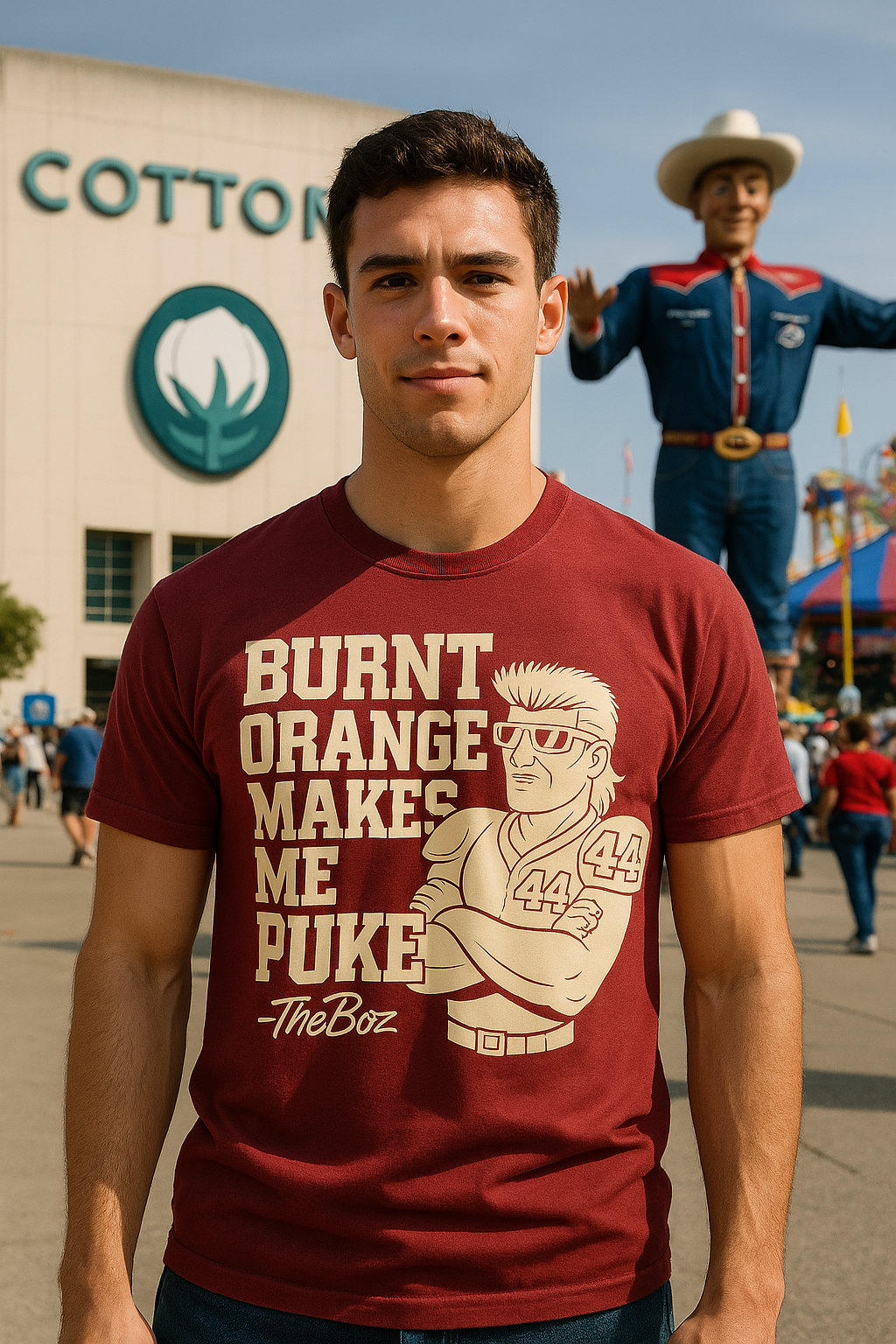Burnt Orange Puke